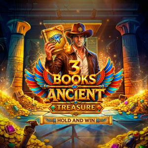 3 Books of Ancient Treasure Hold & Win