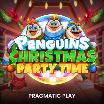 Penguins Christmas Party Time